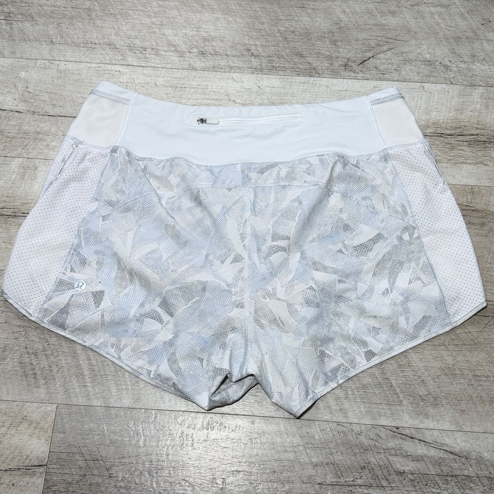 lululemon athletica Light Gray Athletic Shorts women’s size 10